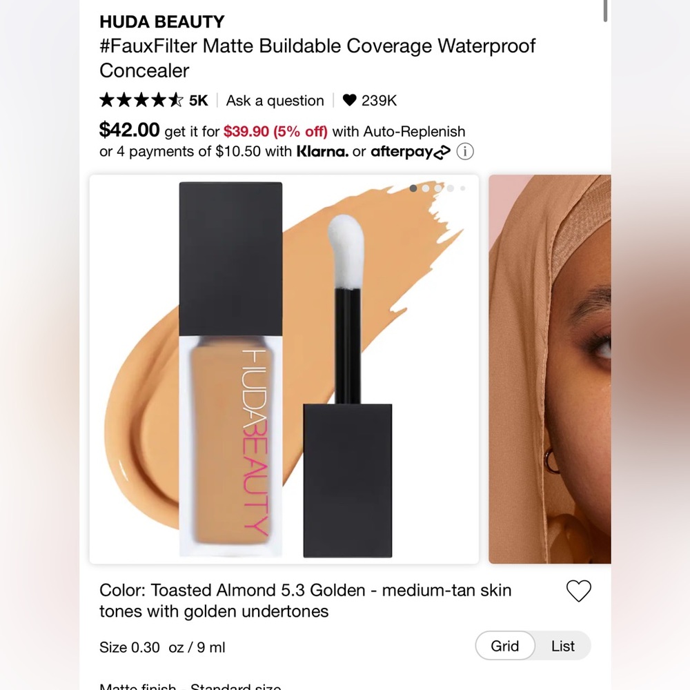 NEW Huda beauty faux filter concealer